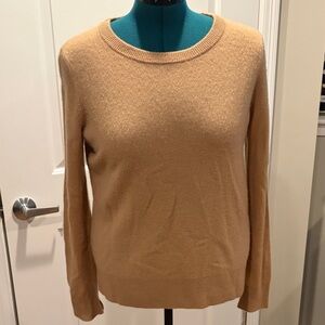 Women's Tan cashmere sweater